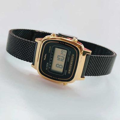 China Chinese Cheap Day / Date Nano Wrist Zinc Alloy Plating Women Led Watches for sale