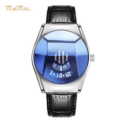 China Professional Day/Date Manufacturer Luxury Unique Waterproof Nano Quartz Locomotive Watches For Man for sale