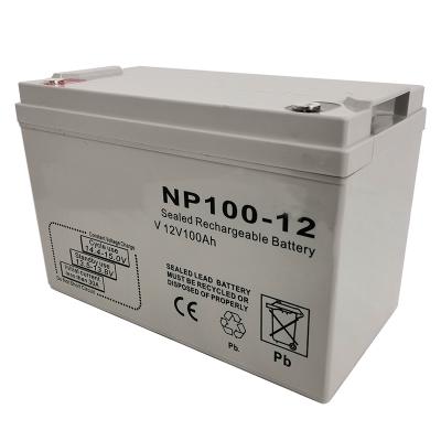 China Power Tools Sealed 12V 100Ah Battery Pack Maintenance Free AGM Lead Acid Batteries For Car for sale