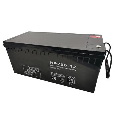 China Power Tools Lead Acid Battery 12v 200ah Deep Cycle Solar Panel Inverter Power Sealed Lead Acid Battery for sale