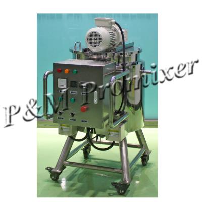 China Liquid With Solids Promixer 100L Mixer Machine Hanging Liquid Detergent Mixer For Liquid Detergent for sale