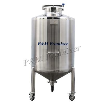 China Food Grade 316 Stainless Steel Pure Water Storage Liquor Storage Tank Cosmetic Liquid Or Cream Emulsion Fermentation Tank for sale