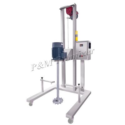 China Comestic Chemical Mobile Electric Lifting High-shear Mixing Homogeneous Emulsifying Stirring Dispersing Machine for sale