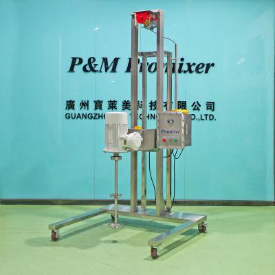 China Comestic Chemical Cosmetic Production Line High Liquid Disperser Mixer Electric Lifting Kneader Disperser Kneader for sale