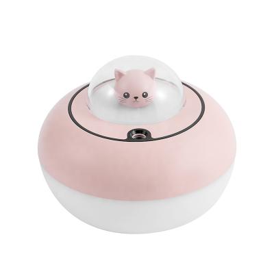 China Car Mini Portable Warm Travel USB Kitten KAWAII Personal Air Humidifier for sale