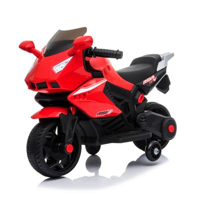 China Ride On Toy Cheap Price Kids Electric Motorcycle Ride On Car With Training Wheels Lights Music for sale