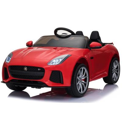 China Ride On Toy Licensed Jaguar Electric Car Convertible Battery Power F-type Child Remote Control SVR Ride On Car For Kids for sale