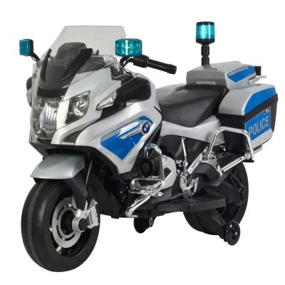 China Ride On Toy Hot Selling Licensed BMW Electric Kid Car Police Motorcycle Ride On Car For Kios for sale