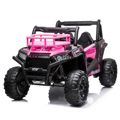 China Ride On Toy Big Size Two Seat 24V Battery Electric Kids UTV Ride On Car For Parent Child Remote Control Toy Car for sale