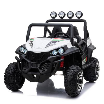 China Ride On Toy 2021 New Design Two Seats Children Car Two Motors Music Lights Child UTV Electric Car for sale