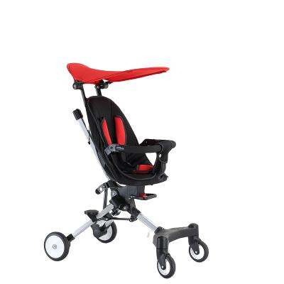 China Plastic Easy Folding Hot Selling Baby Stroller With Canopy Foot Rest Back Seat Safe Belt for sale