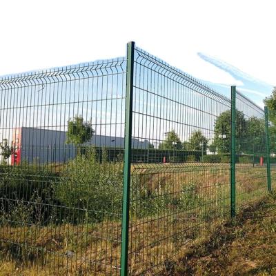 China China manufacturer Easily Assembled PVC coated mesh High quality 3D curved fence panel triangle bending fence for sale