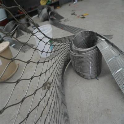 China SS 316 Inox Wire Cable Ferrule Flexible Stainless Steel Rope Mesh Plain Weave for sale