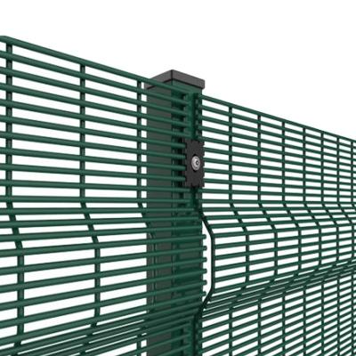 China Galvanized Fence Clear Panels Pvc Coated 358 Mesh Fencing Panels Anti Cut & Anti Climb Security Fence for sale