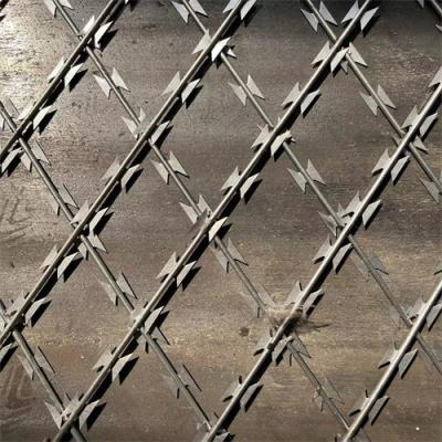 China Good Price High Quality Concertina Barbed Wire Concertina Fencing Razor Wire Fence Price Razor Mesh Types of Razor Wire for sale