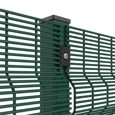 China 358 High Security Fence with Sustainable Low Carbon Steel Wire and Curved Design for sale