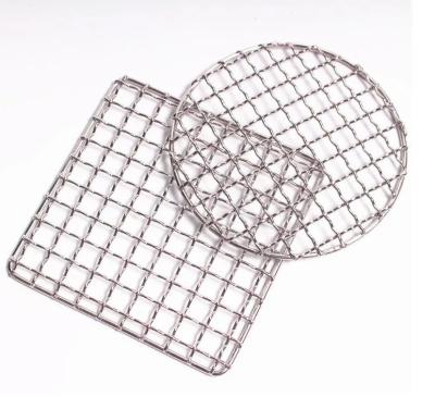 China Portable Outdoor Non-stick Stainless Steel Bbq Grill Mesh Sheet Bbq Wire Mesh Grill Net Bbq Grid Mesh for sale