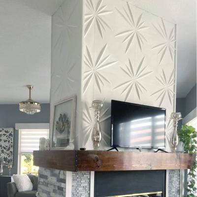 China Modern Home Decorative wall panel new types materials Textures pvc 3d wall panels for Interior Wall Decor for sale