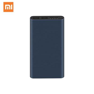 China Dual USB Xiaomi 10000mAh Xiaomi Mobile Charger Power Bank 10000mAh MI 18W Power Charging Fast Fast Bank Charge 3 for sale