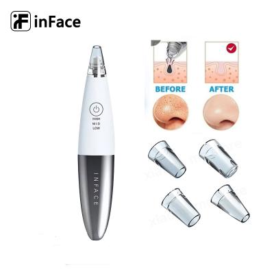 China Smart Facial Blackhead Remover Inface Cleanser Acne Pimple Pimple Removal Facial Blackhead Remover DEEP CLEANING Machine for sale