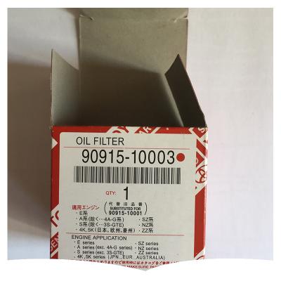 China Wholesale Auto Parts Price 90915-YZZE1 90915-10003 Filter Paper Car Oil Filter Element Engine Oil Filter for sale