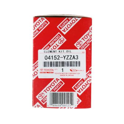 China Fram Filter Paper Machine 04152-YZZA3 Oil Filter Bulk Element YZZE1 For Prius Corolla 2010 Lexus Highlander for sale