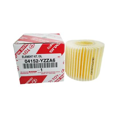 China Filter Paper Oil Filter 04152-YZZA6 for Rav 4 and Sienta for sale