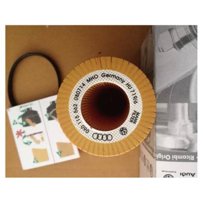 China Filter Paper 06d115562 06d115466 Car Auto Parts Wholesale Auto Car Engine Oil Filter 06D115562 06D198405 06D115466 Oil Filter For VOLKSWAGEN for sale