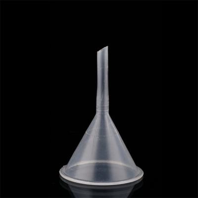 China High Quality Lab Plastic Wide Mouth PP Transparent Small Funnel for sale