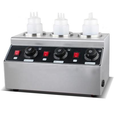 China Hotels New Arrival Filling Widespread 3 Bottle Sauce Heating Machine Warmer for sale