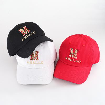 China Custom High Quality COMMON JOINT Baseball Caps Hats Men, 100% Cotton Dad Hats for sale