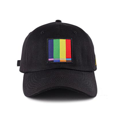 China Factory Custom Embroidery Cotton COMMON Patch Unisex Baseball Hat for sale