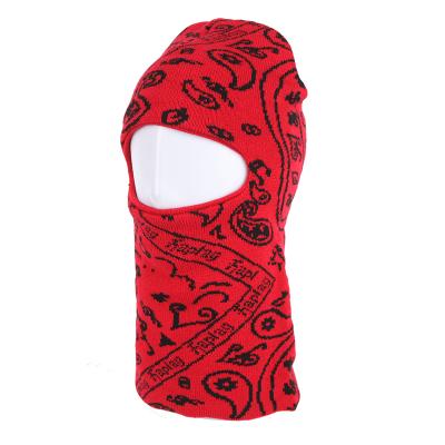 China High Quality Custom 100% Acrylic Winter Balaclava JOINT Cycle Knit Full Face 3 Hole Ski Mask for sale