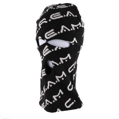 China Wholesale Cheap COMMON skimask 3 hole knit full face cover ski mask balaclava designer hats for sale