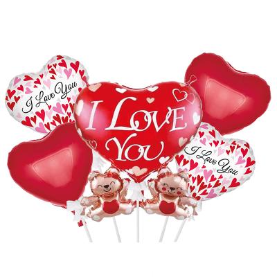 China Movie/movie balloon proposal decoration stage layout valentines day love foil foil balloon gift new foil spot for sale