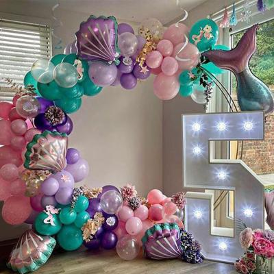 China New Decoration Mermaid Themed Birthday Balloon Arch for sale