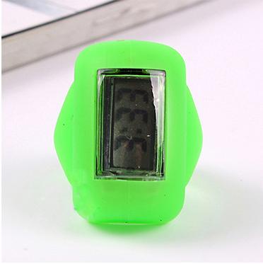 China Cute Fashion Same Date Automatic Silicone Ring Watch Mini Digital Watch Ring For Kid for sale