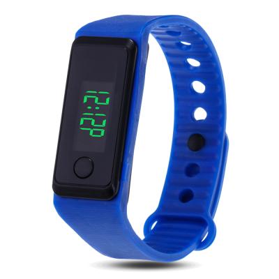 China Best Selling Healthy Pedometer Fitness Activity Tracker Pedometer Sport Watch Wristband Pedometer Wristband With Back Lights for sale