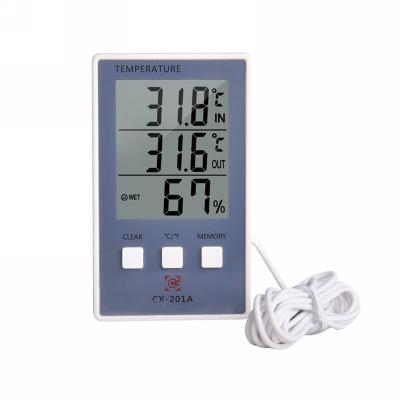 China Plastic China Made Indoor Outdoor Digital Incubator Thermometer and Hygrometer with Alert Thermometer Hygrometer for sale