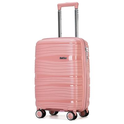 China Pp Carry On Luggage Trolley Suitcase classic pp travel bag for sale