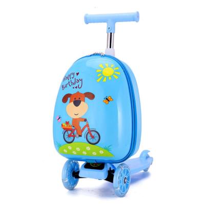 China Lightweight ABS Scooter Carry On Suitcase For Kids Luggage for sale