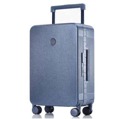 China Luxury Aluminum PC 3 Sizes Frame 100% PC Widen Trolley Luggage On Sale for sale