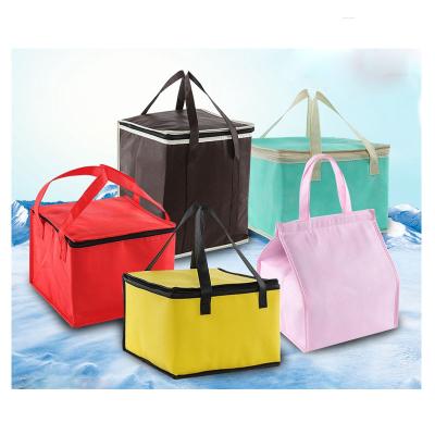 China Waterproof Insulated Food Delivery Bag Tote Lunch Box For Shopping Pizza Carry Out for sale