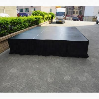 China wooden stage platform/equipment lightweight quarter church stage/movable stage for sale on craigslist for sale