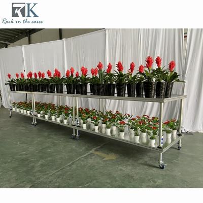 China Plant All Kinds Of Vegetables Vertical Cultivating Systems Hydroponic Growing Mobile Plant Rack for sale