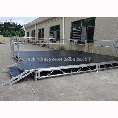 China 1*1m portable DJ stage/wooden lectern 1* podium 1 meter; meter 1.22*1.22; meter 1*2; 1.22*2.44meter for sale