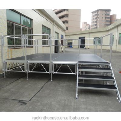 China Easy To Assemble And Disassemble Aluminum Folding Concert Event Scaffolding / Stage System for sale