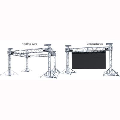 China 6082-T6 aluminum alloy China arch lighting truss / line tiered / jbl led screen truss lifting for sale