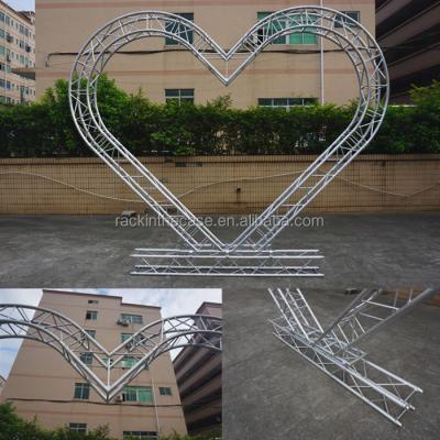 China Concert RK Heart Shape Truss / Roof Truss System / Aluminum Lighting Truss System for sale