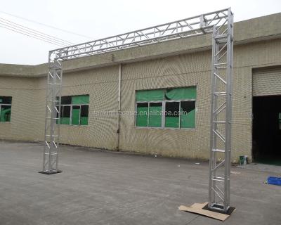 China Concert Aluminum Bolt Rotating Lighting Truss Set For Outdoor Events for sale